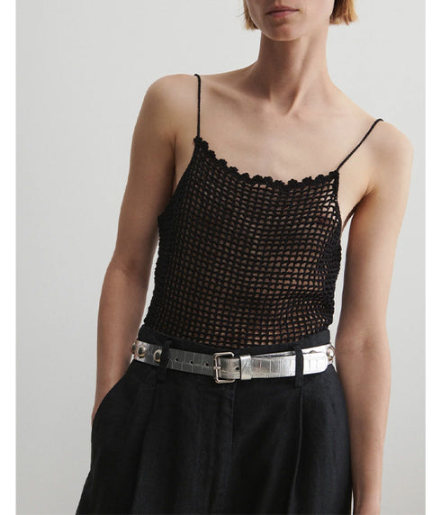 Studded Belt - Silver